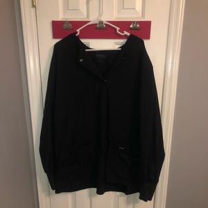Black Landau brand XXL scrub jacket